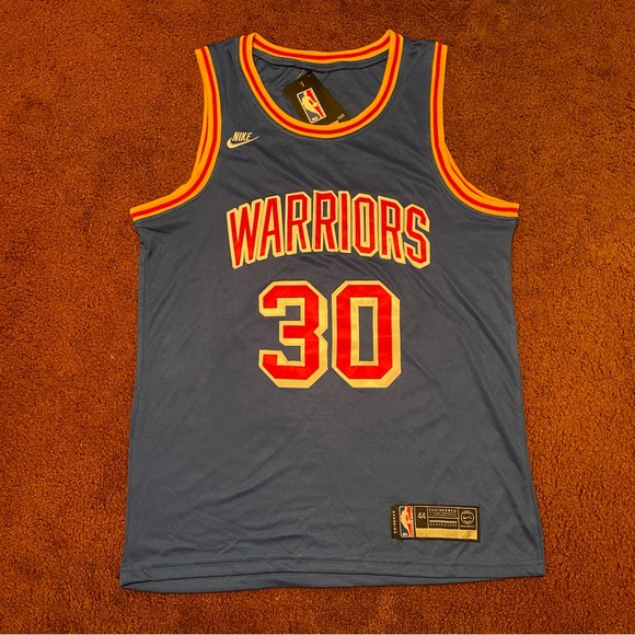 Steph Curry Golden State Warriors Blue Jersey - Picture 2 of 6